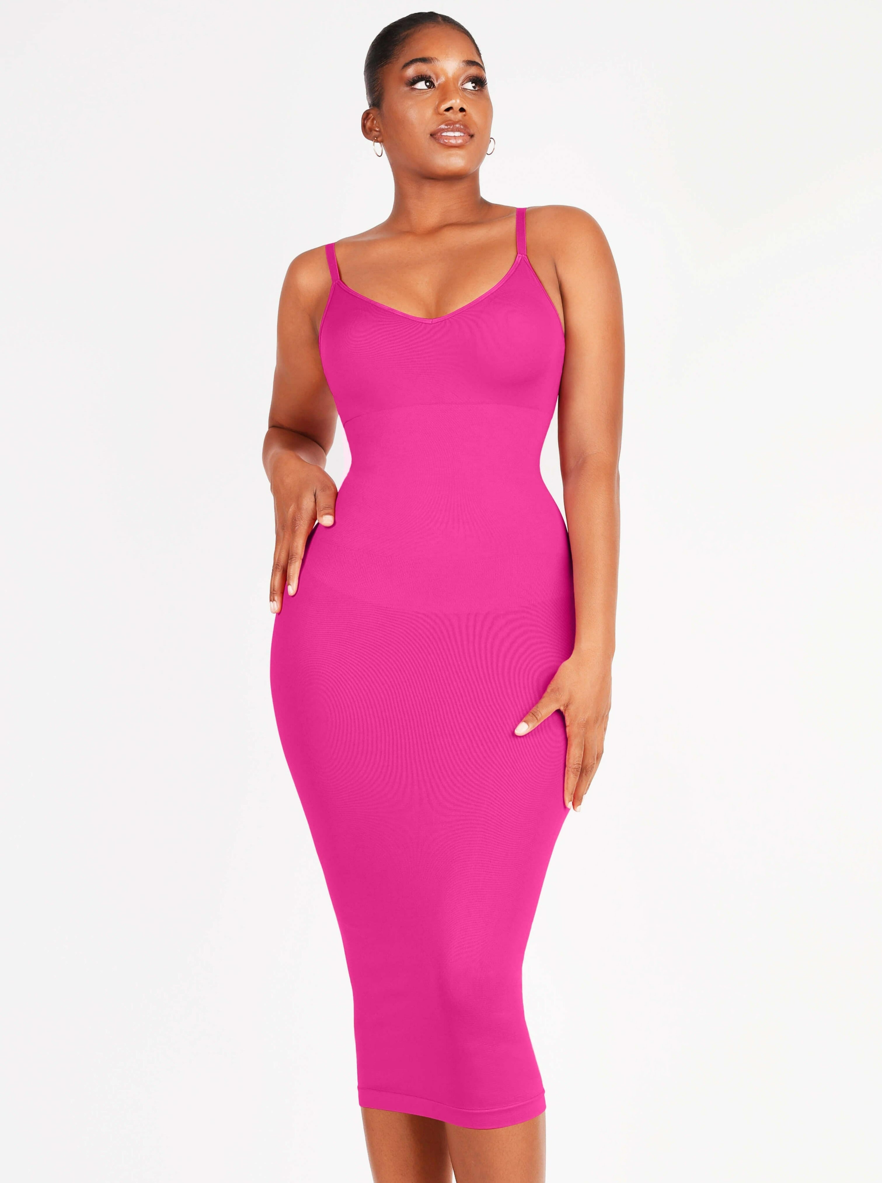 Feelingirl Seamless Midi Body Shaper Dress