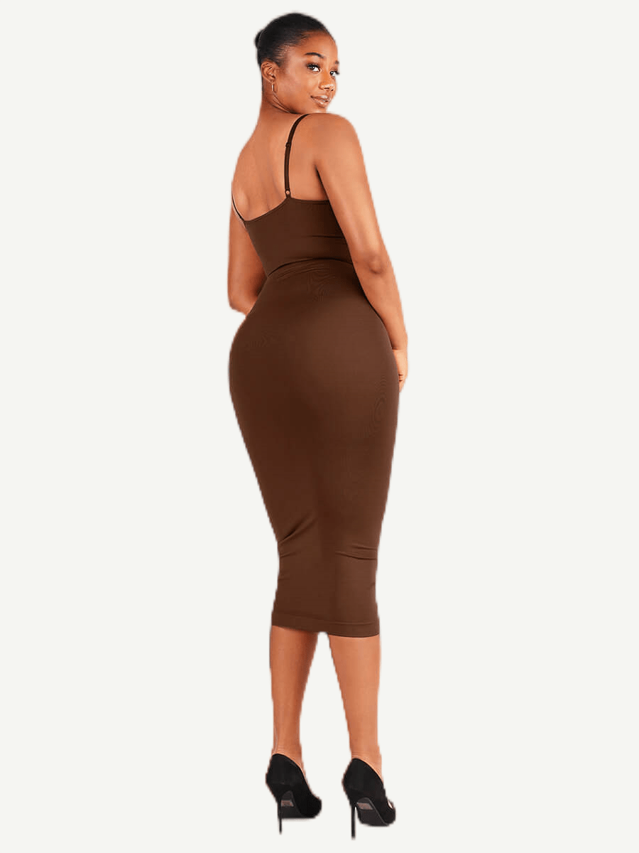 Feelingirl Seamless Midi Body Shaper Dress