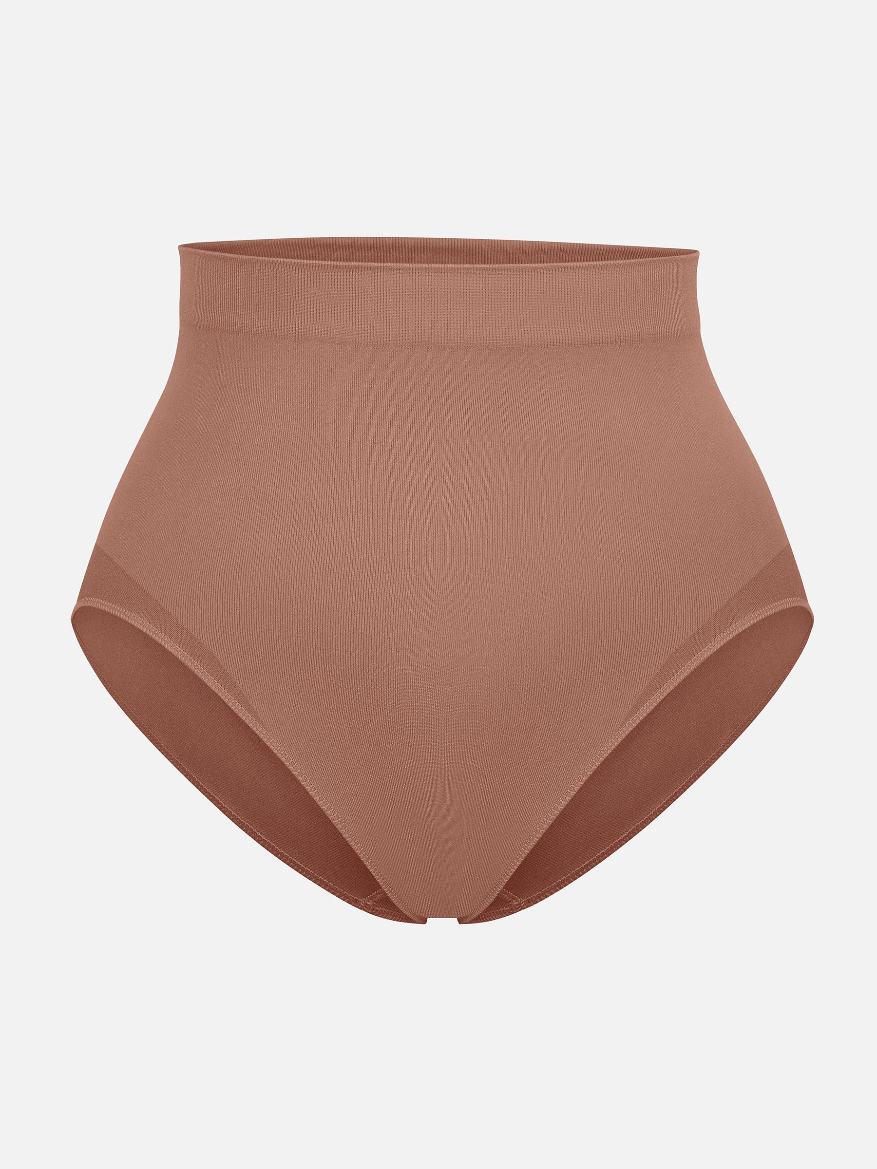 Feelingirl Seamless High-Waist Tummy Control Antibacterial Peach Hip Brief