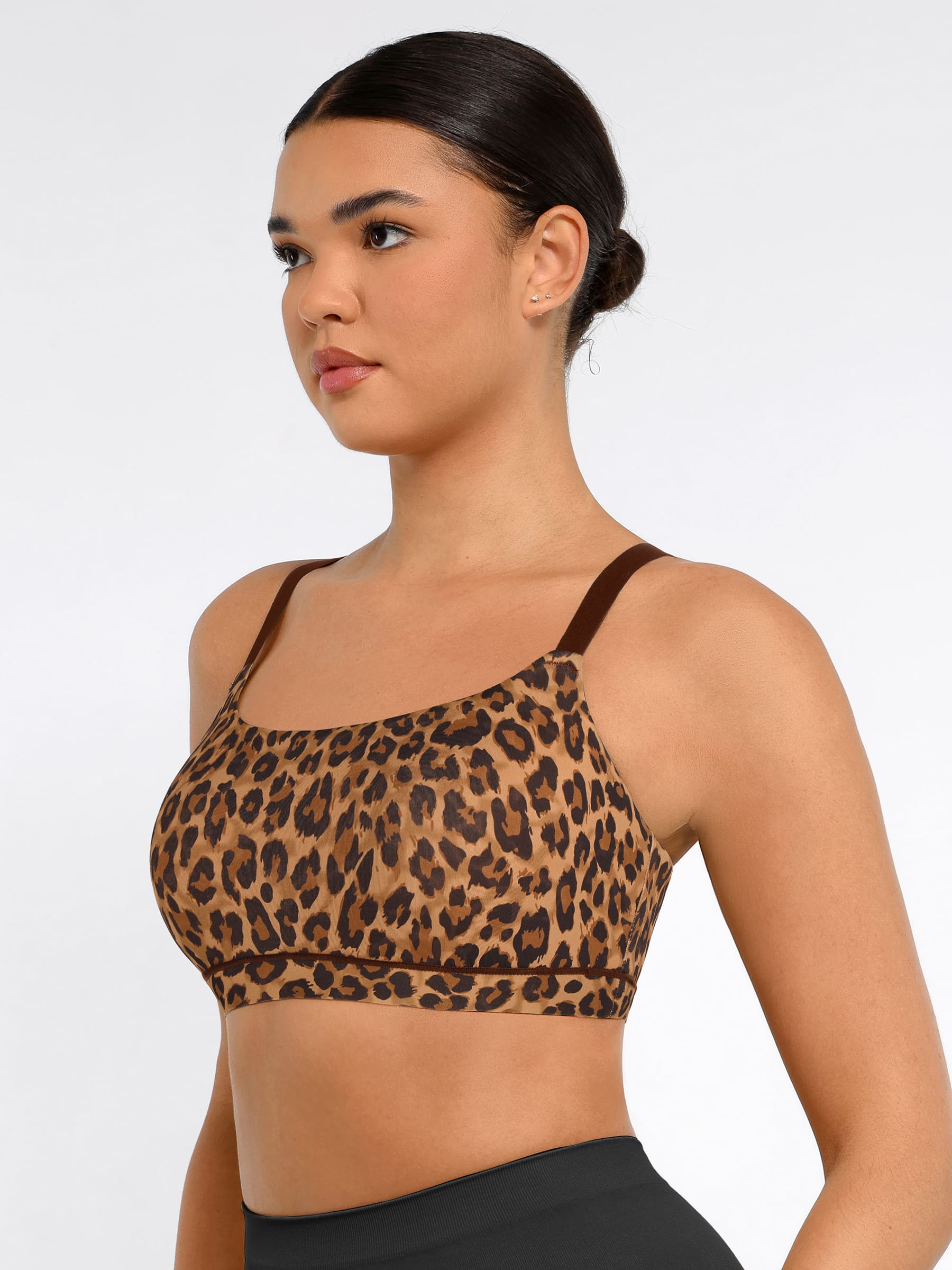 Feelingirl Everyday Wireless Invisible Square Neck Bra