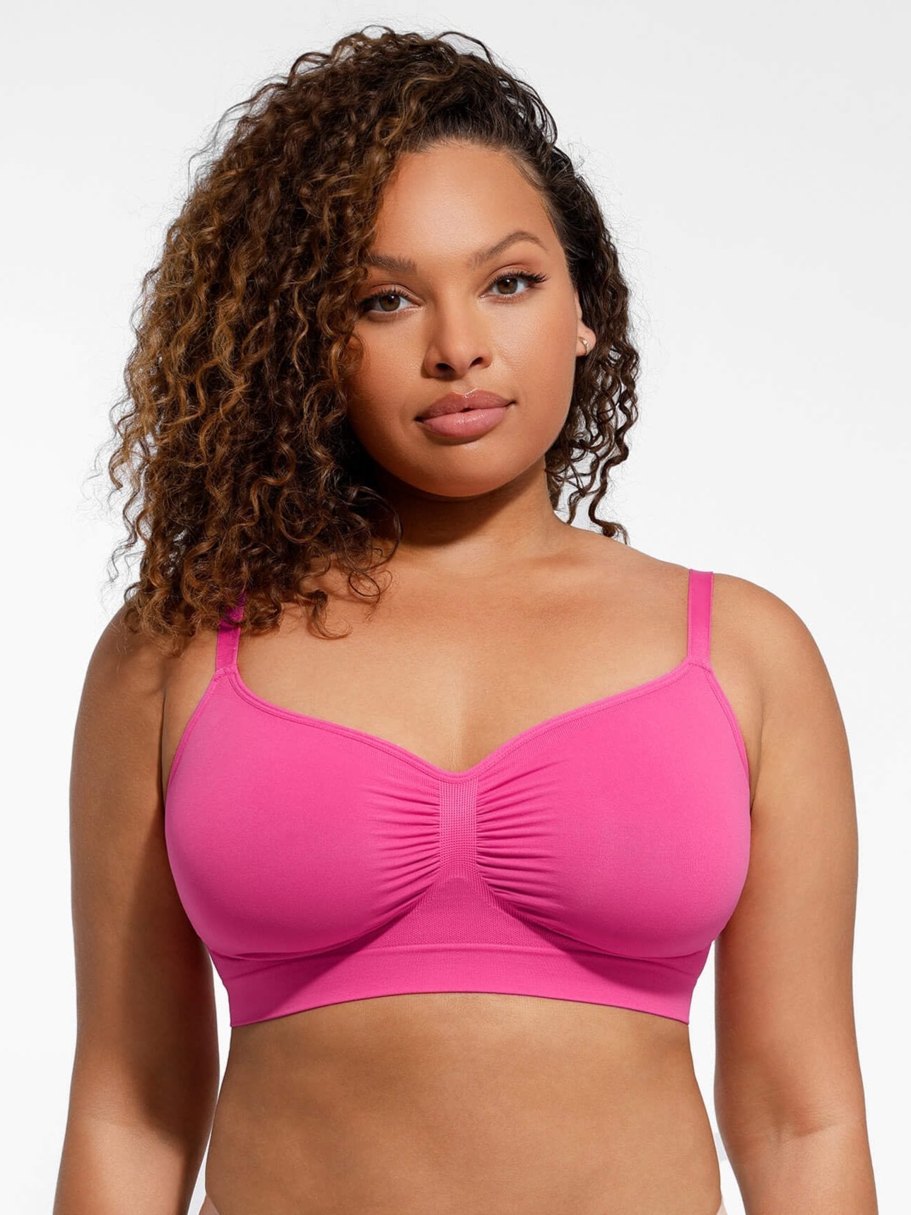 Feelingirl Everyday Wireless Bra Unlined Soft Bra