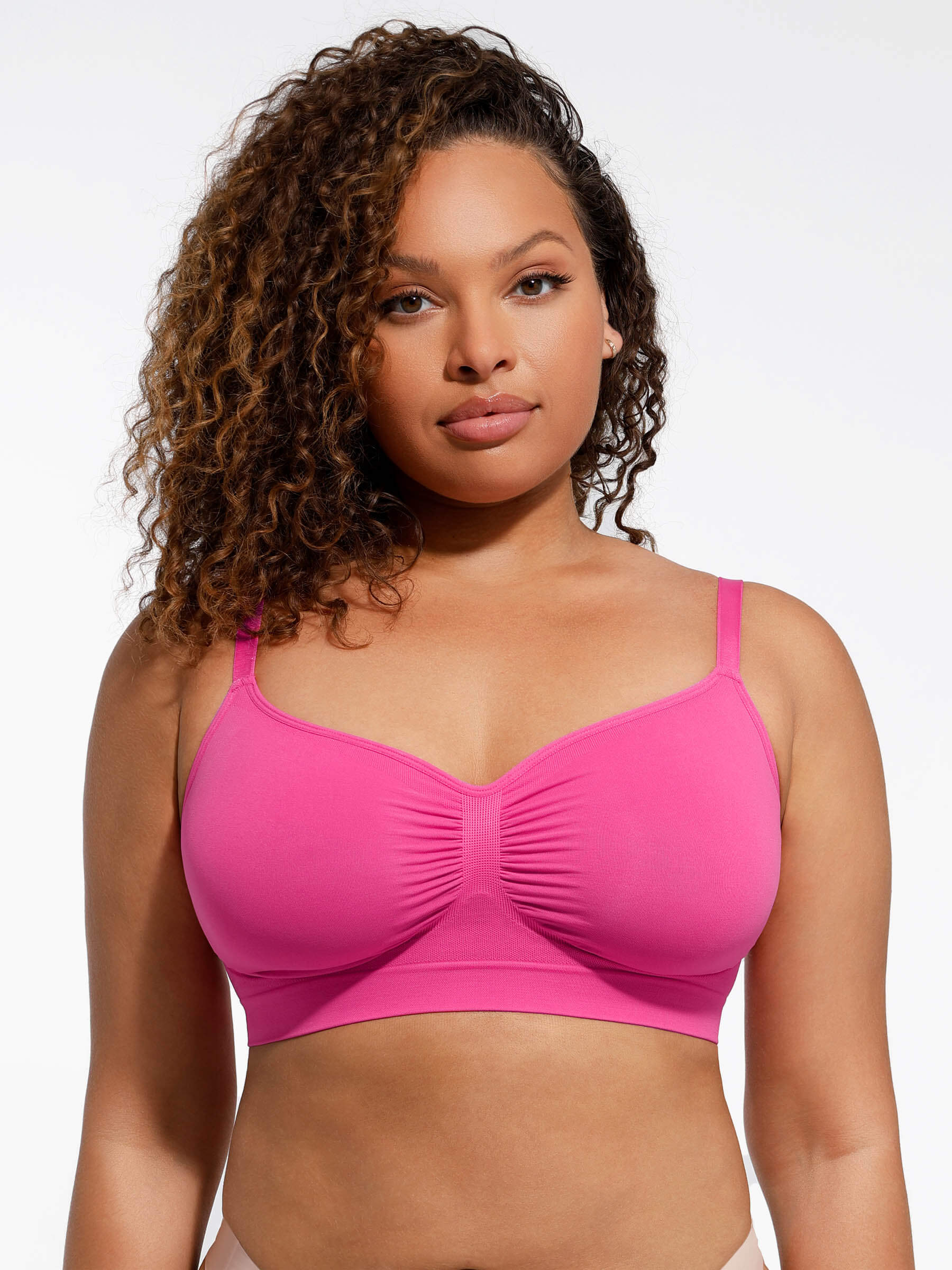 Feelingirl Everyday Wireless Bra Unlined Soft Bra