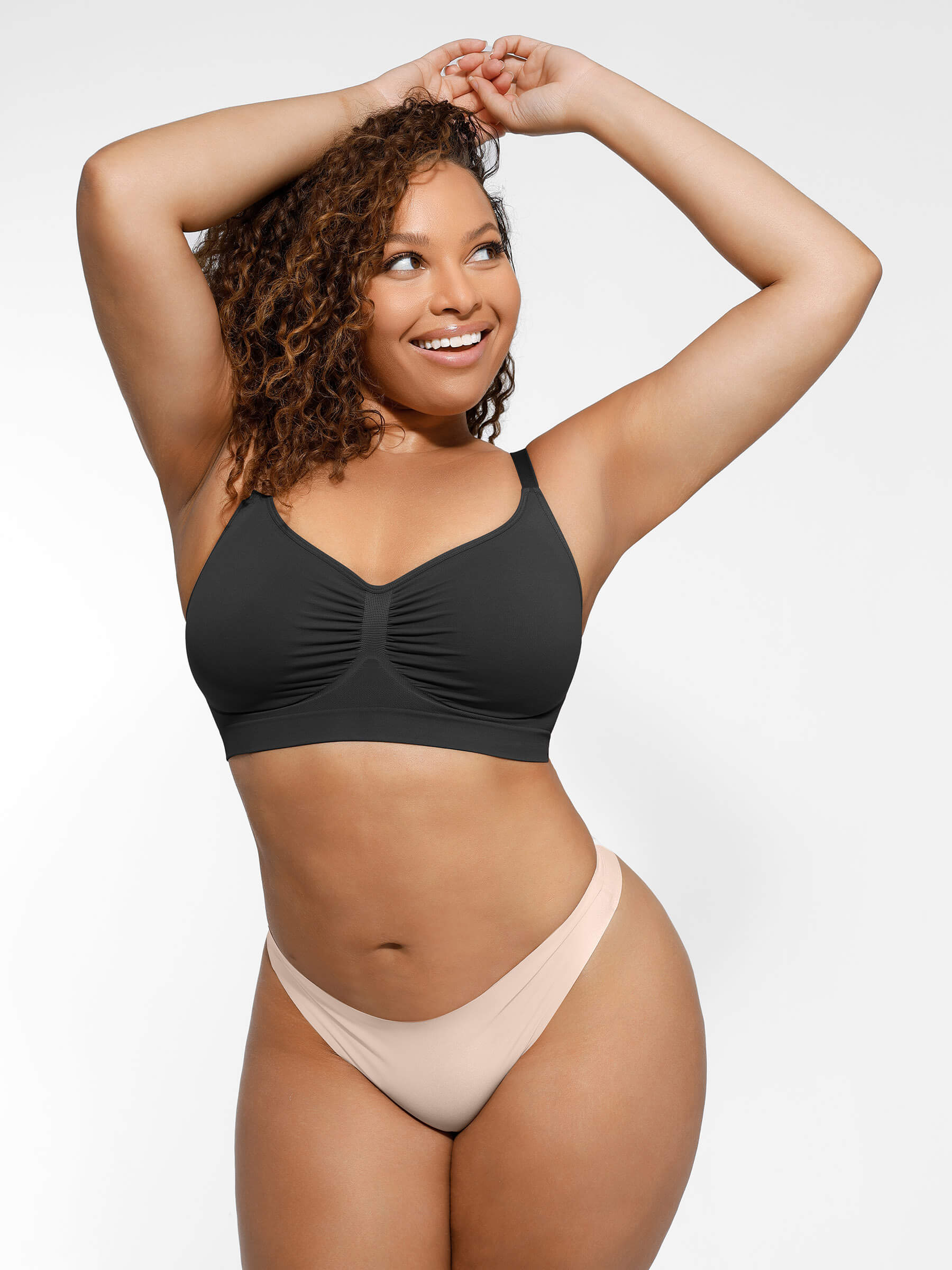 Feelingirl Everyday Wireless Bra Unlined Soft Bra