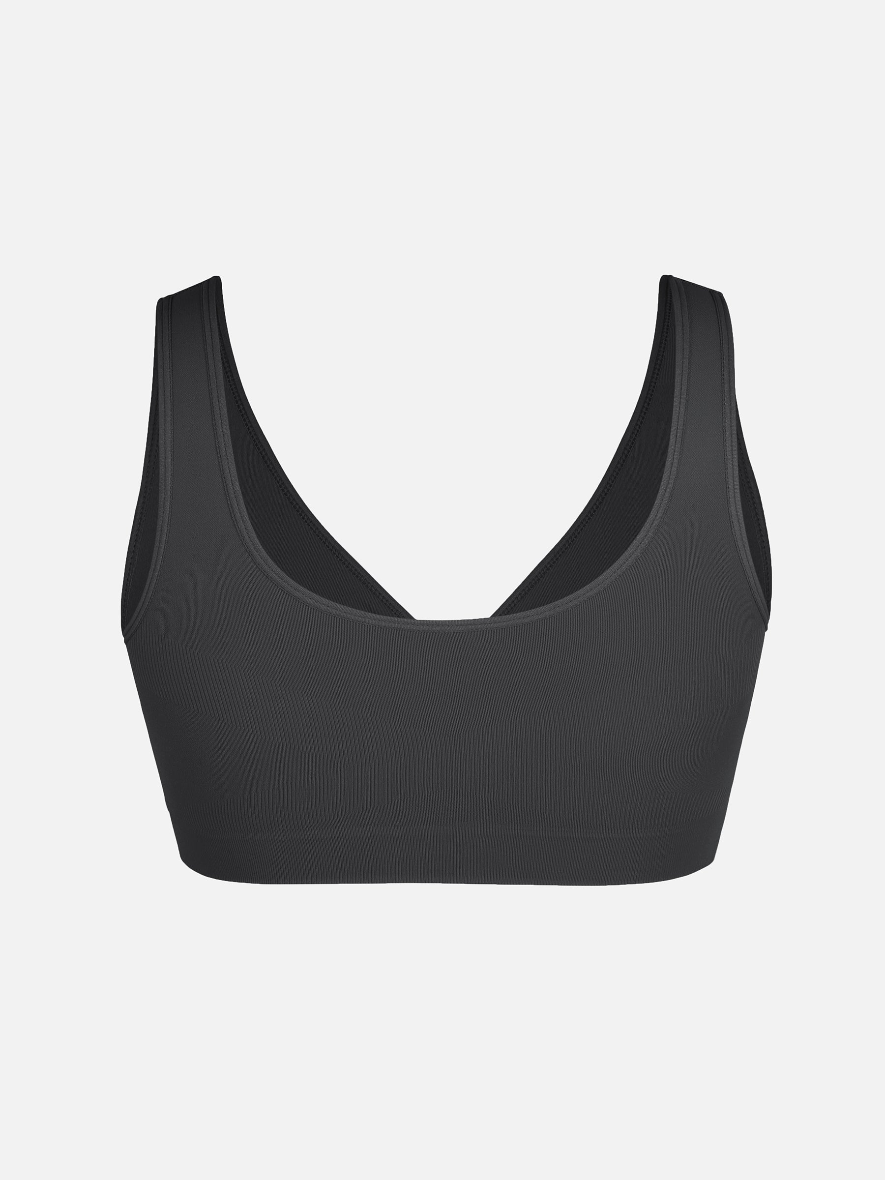 Feelingirl No Underwire Wide Straps Everyday Bra